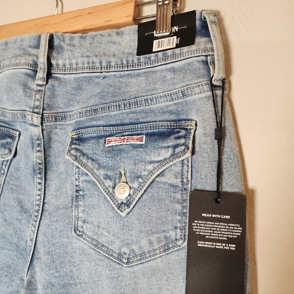 NWT Hudson Jeans Flap Pocket Stretch Denim Jeans Women's Size 12 28" Inseam - Picture 5 of 16
